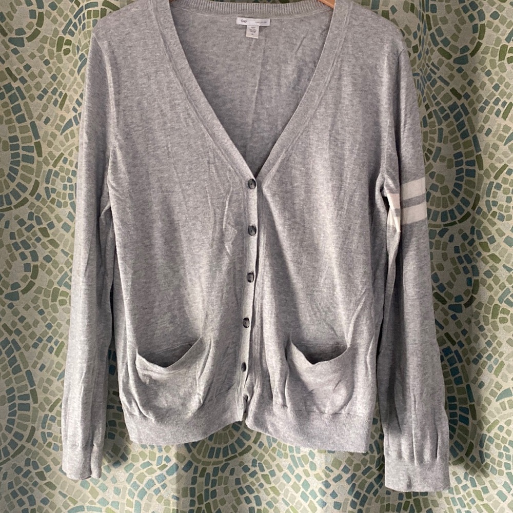 GAP Collegiate Style Cardigan Sweater XL